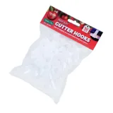 Christmas Gutter Hooks Rope Light 50pk Clear – image 3