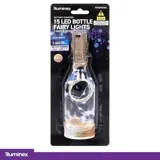 Fairy Lights Bottle Cool White 15 LED Battery Operated Copper Wire – image 4
