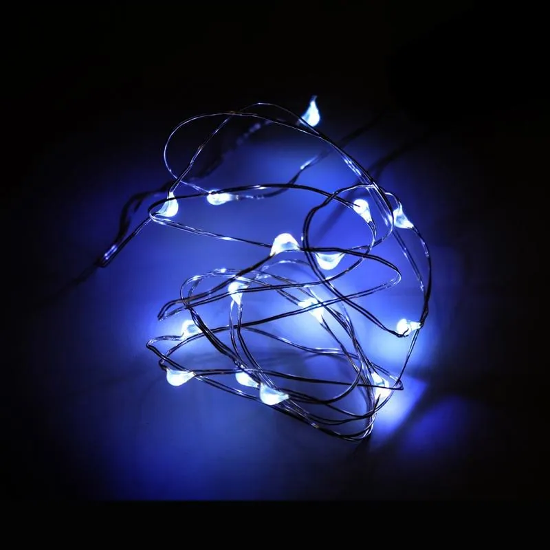 Fairy Lights Bottle Cool White 15 LED Battery Operated Copper Wire – image 2
