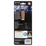Fairy Lights Bottle Cool White 15 LED Battery Operated Copper Wire – image 3