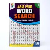 Book Word Search Large Print 96pg A4 – image 1