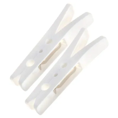 Pegs 50pk Heavy Duty Premium - Plastic - White