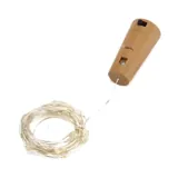 Fairy Lights Bottle Multi Colour 30 LED Battery Operated Copper Wire – image 1