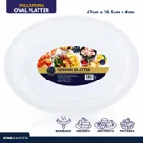 Kitchenware Oval Party Serving Platter 47cm X 36.5cm X 4cm White – image 4