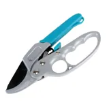 Premium Secateurs Ratchet Pruning 20cm X 8.5cm X 1.5cm Blue & Grey – image 1