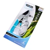 Premium Secateurs Ratchet Pruning 20cm X 8.5cm X 1.5cm Blue & Grey – image 3