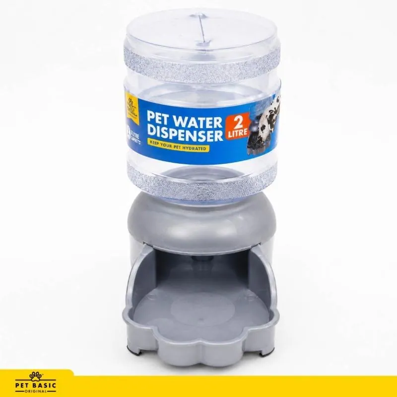 Dog Dispenser Feeding Water Grey 2l – image 4