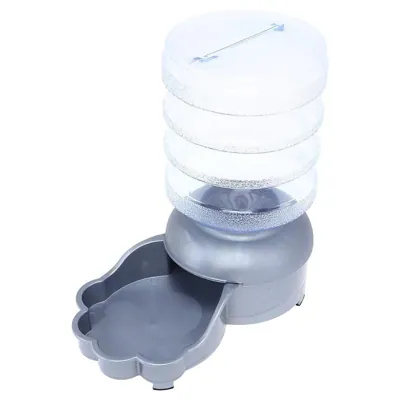 Dog Dispenser Feeding Water Grey 2l
