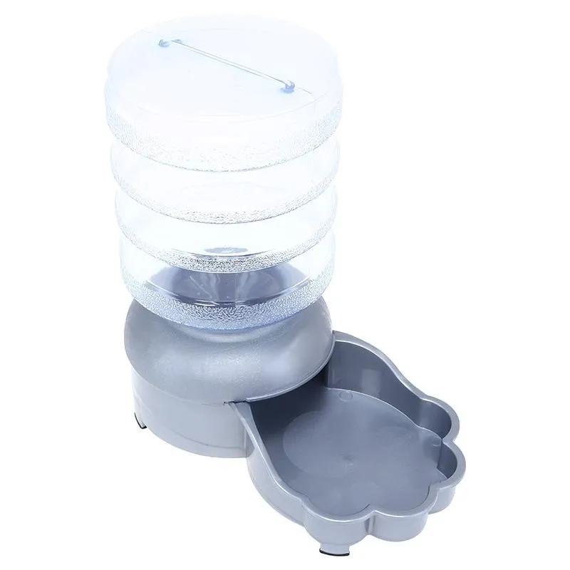 Dog Dispenser Feeding Water Grey 2l – image 2