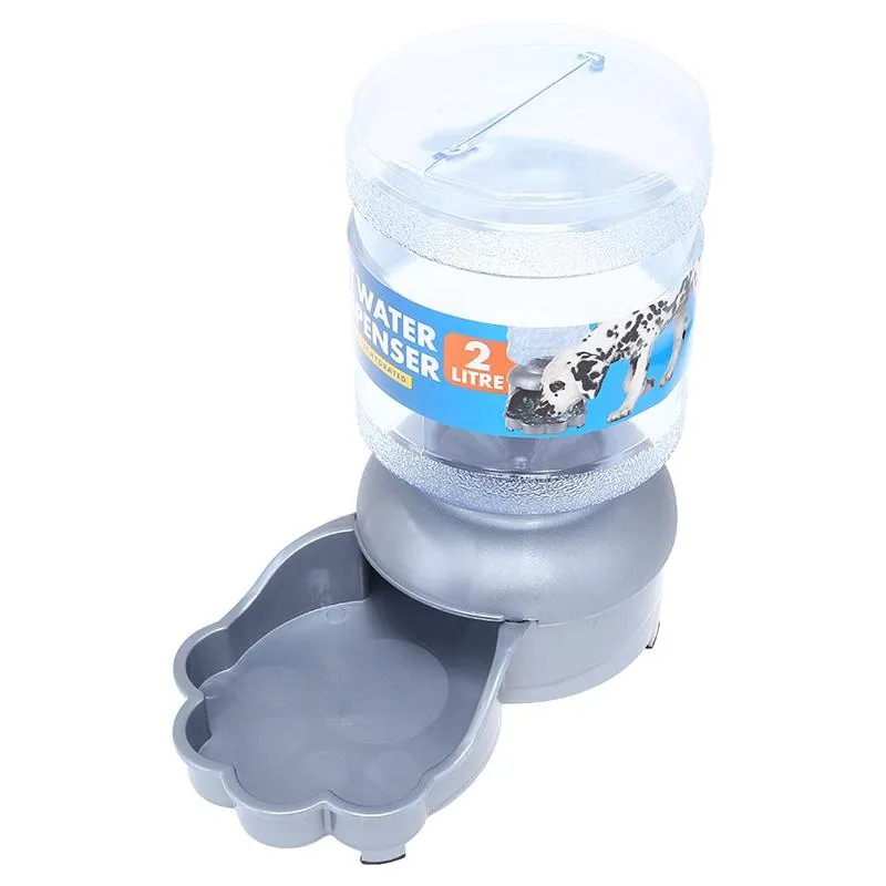 Dog Dispenser Feeding Water Grey 2l – image 3