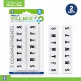 Pill Box 7 Day Organiser with 7 Slots 2pk – image 4
