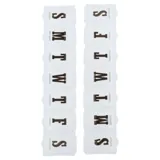 Pill Box 7 Day Organiser with 7 Slots 2pk – image 2