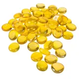 Decorative Glass Pebble Stones- 6 Assorted Colours 250g – image 1