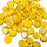 Decorative Glass Pebble Stones- 6 Assorted Colours 250g – image 2