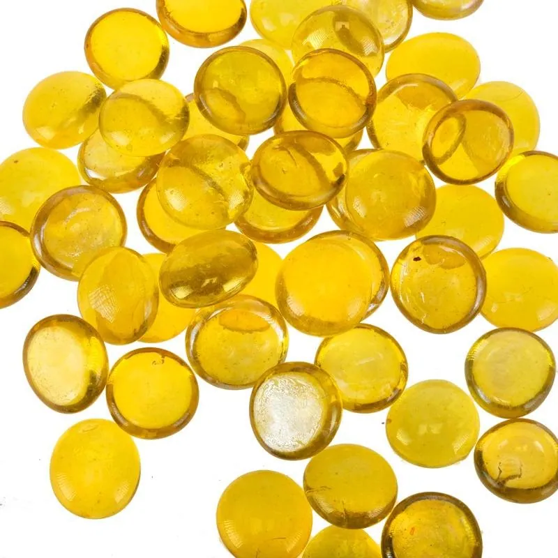 Decorative Glass Pebble Stones- 6 Assorted Colours 250g – image 2