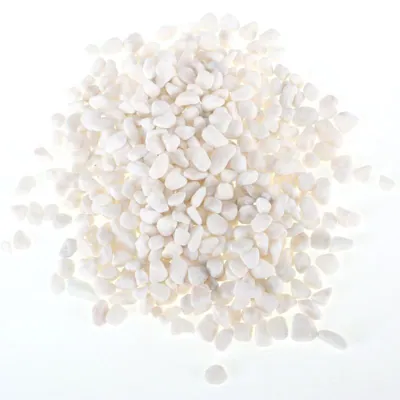 Decorative White Pebble Stones-Small 500g
