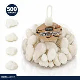 Decorative White Pebble Stones-Big 500g – image 3