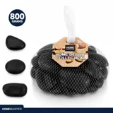 Decorative Black Stones- Melon Seed Shape 800g – image 3