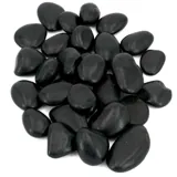 Decorative Black Stones- Melon Seed Shape 800g – image 1