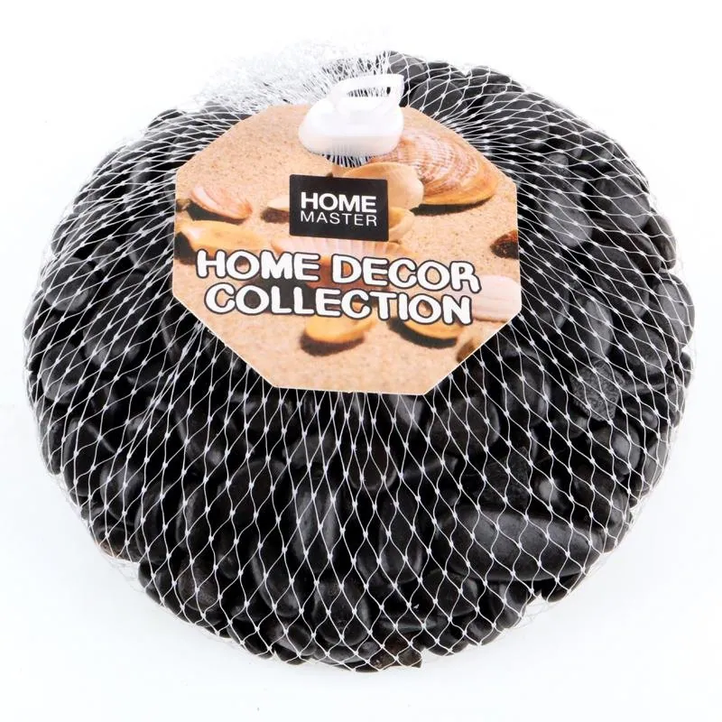 Decorative Black Pebble Stones 500g – image 4