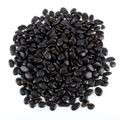 Decorative Black Pebble Stones 500g
