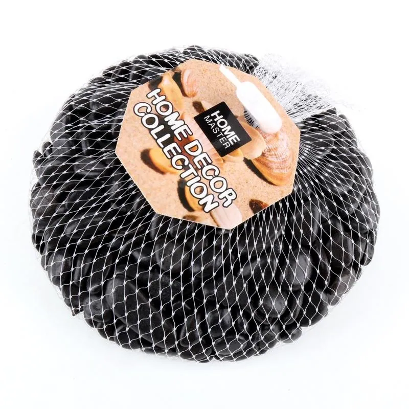 Decorative Black Pebble Stones 500g – image 3