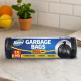 Garbage Bags Multi-Purpose 56l - 15pk - 63cm X 90cm - Black – image 2