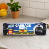 Garbage Bags Multi-Purpose 76l - 10pk - 76.5cm X 90cm - Black – image 2