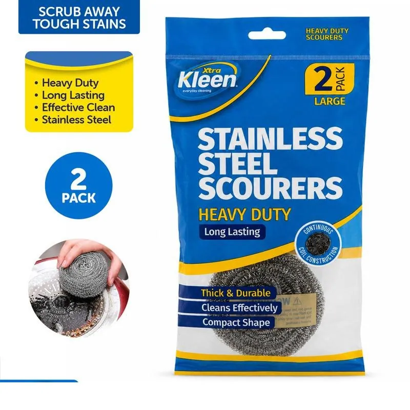 Stainless Steel Scourer 2pk - 80g Per/pc – image 4