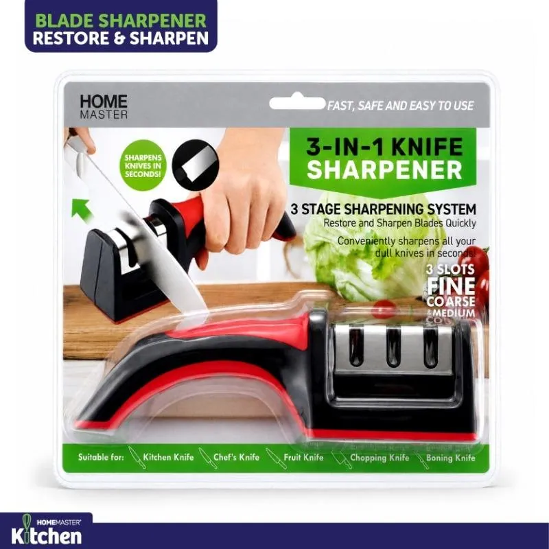 Tools & Gadgets Kitchen Knife Sharpening Tool with 3 Slots – image 3