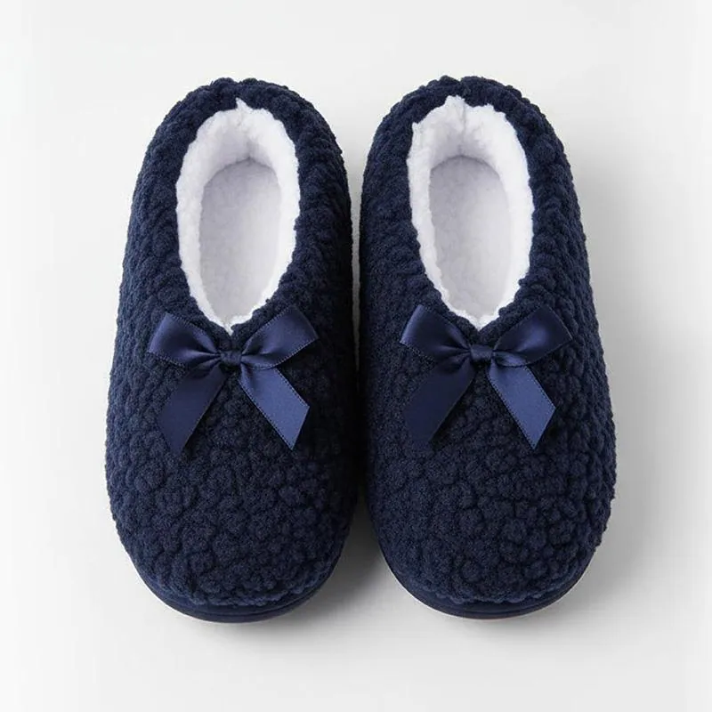 Slippers Womens Footlet Sherpa Lined Fluffy 6 Assorted Colours 2 Sizes: M,l – image 2