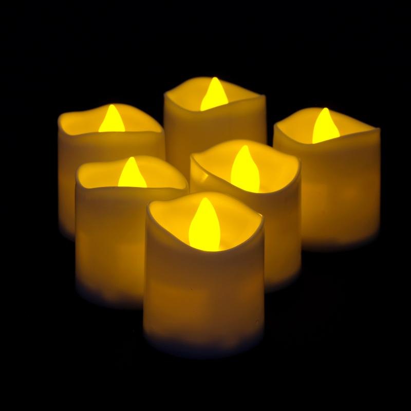 LED Votive Candles 4.8cm, 6 Pack – image 2