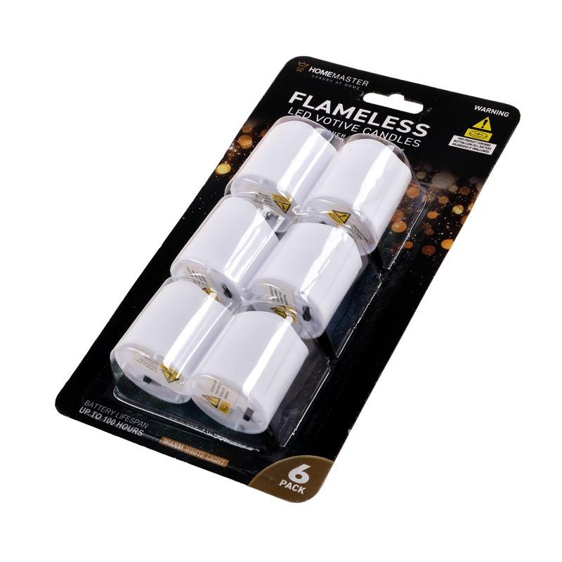 LED Votive Candles 4.8cm, 6 Pack – image 4