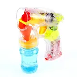 Bubble Gun Battery Operated with Lights Includes: Gun & 2 X 60ml Solution Requires: 3x AAA Batteries (Not Included) – image 2
