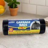Garbage Bags Multi-Purpose 76l - 30pk - 76.5cm X 90cm - Black – image 2