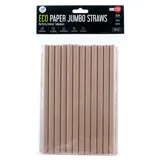 Eco Friendly Drinking Jumbo Straw 25pk - 22cm X 1.2cm - Paper – image 4