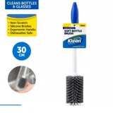 Scratch Bottle Brush Multi-Purpose Tpr Bristle 30cm – image 4