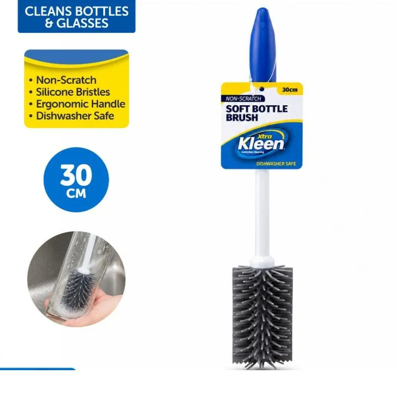 Scratch Bottle Brush Multi-Purpose Tpr Bristle 30cm – image 4