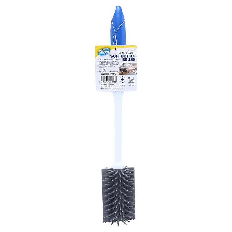 Scratch Bottle Brush Multi-Purpose Tpr Bristle 30cm – image 3