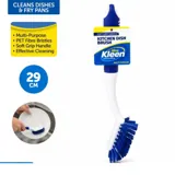 Radial Dish Brush with Soft Grip Handle 29cm X 7cm X 6cm – image 4