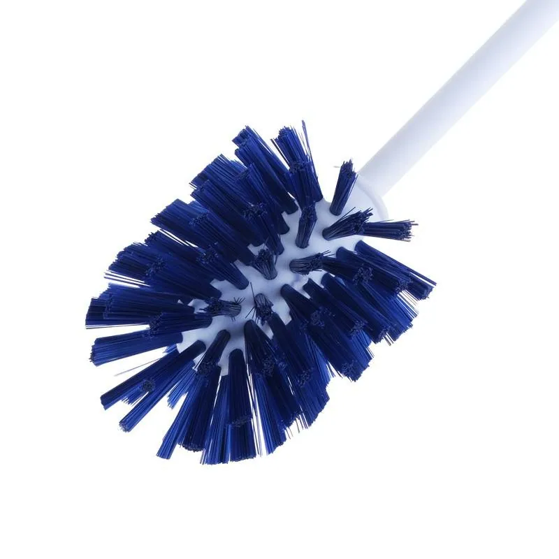Toilet Brush with Soft Grip Handle & Holder - (Brush: 37cm X 8cm X 8cm) (Holder: 10.4cm X 12.2cm) – image 2