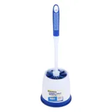 Toilet Brush with Soft Grip Handle & Holder - (Brush: 37cm X 8cm X 8cm) (Holder: 10.4cm X 12.2cm) – image 3