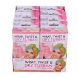 Microfibre Wrap, Twist and Dry Turban Towel – image 4