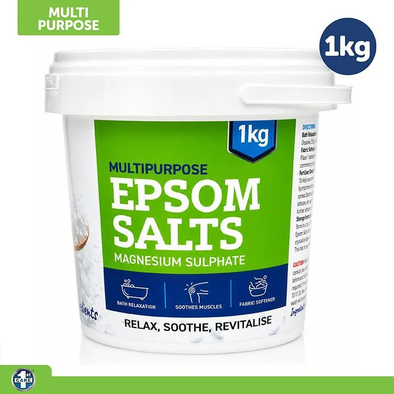Epsom Salt Natural 1kg – image 4