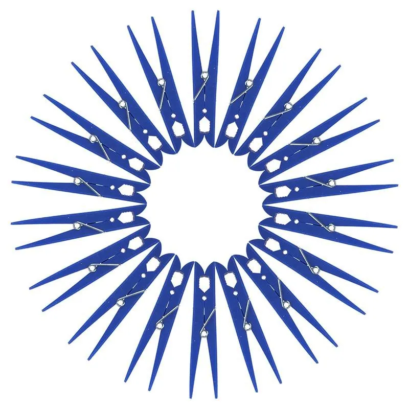Pegs 50pk Large - Plastic - Blue – image 2