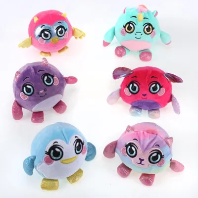 Squishy Squeeze - Plush Creature - Ø12cm - 6 Assorted - Memory Foam