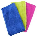 Microfibre All Purpose Cleaning Cloth, 30cm X 30cm, 3pk - Pink, Yellow, Blue (167579) – image 1