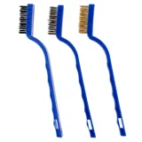 Wire Cleaning Brush Set Blue 3 Pack – image 1