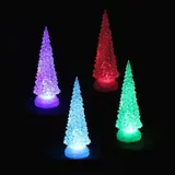 Decorative Light Battery Operated 3D Christmas Tree 25cm Multi Colour 1 Function Requires: 3xAAA (Not Included) – image 2