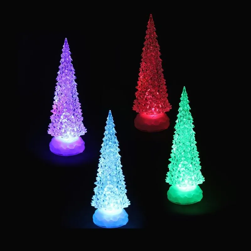 Decorative Light Battery Operated 3D Christmas Tree 25cm Multi Colour 1 Function Requires: 3xAAA (Not Included) – image 2